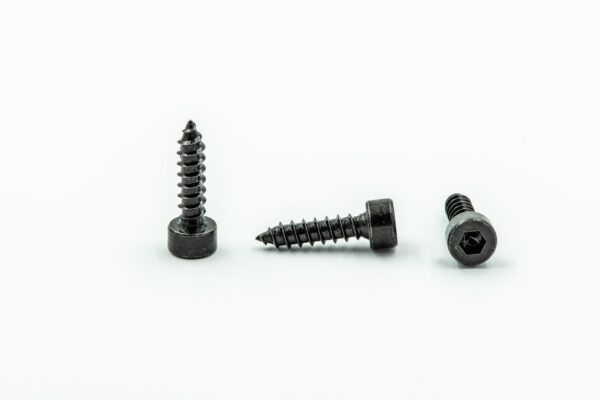 Black tapping screws