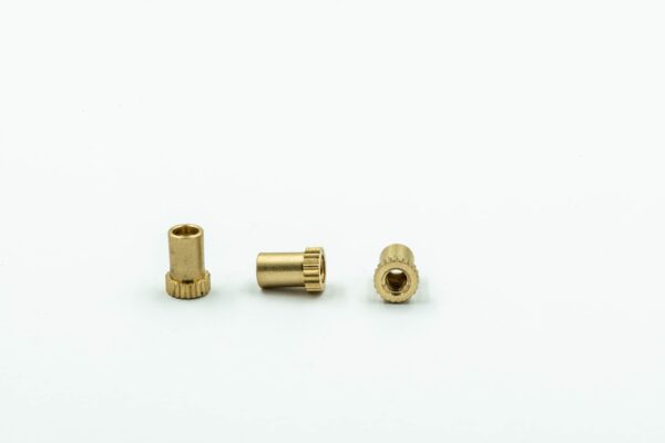 Brass threaded inserts